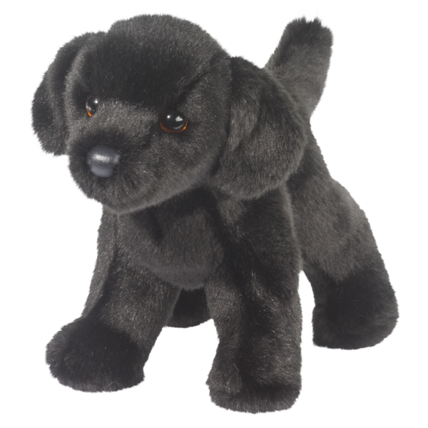 Douglas Bear Black Lab 10"